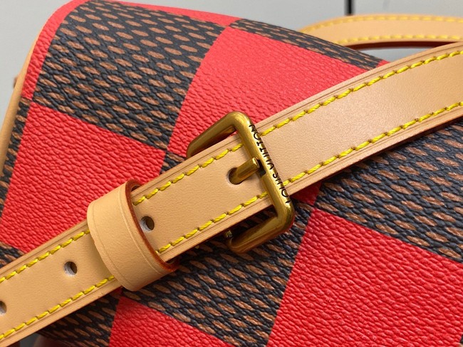 Louis Vuitton Speedy 18 Bandouliere Damier Pop N40611 red