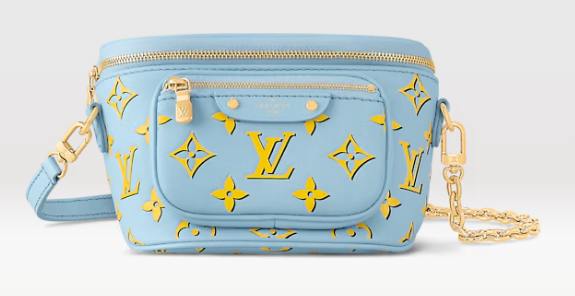 Louis Vuitton Mini Bumbag M83694 Baby Blue