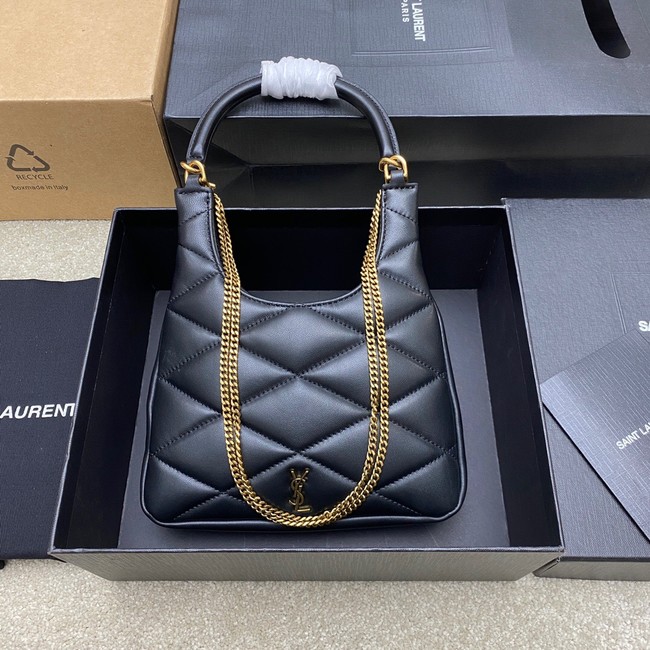 Saint Laurent SADE HOBO IN LAMBSKIN 793608 black