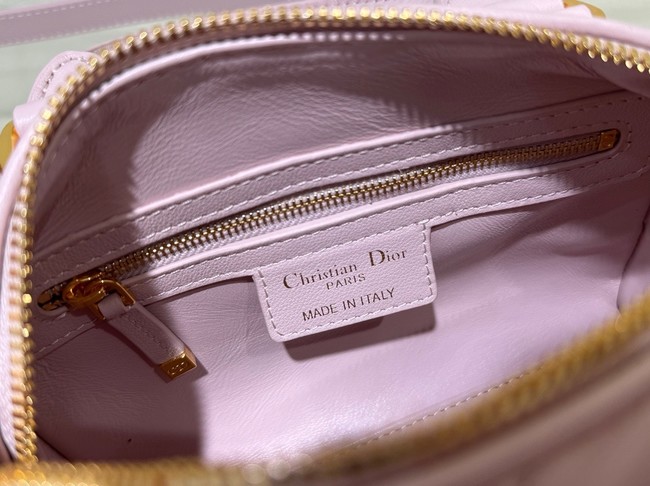 Dior Groove 20 Bag Dusty Macrocannage Calfskin M1364UBO pink