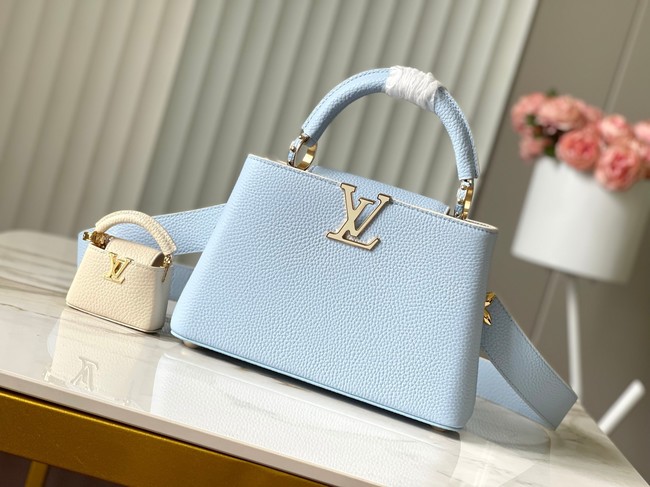 Louis Vuitton Capucines BB M24575 light blue