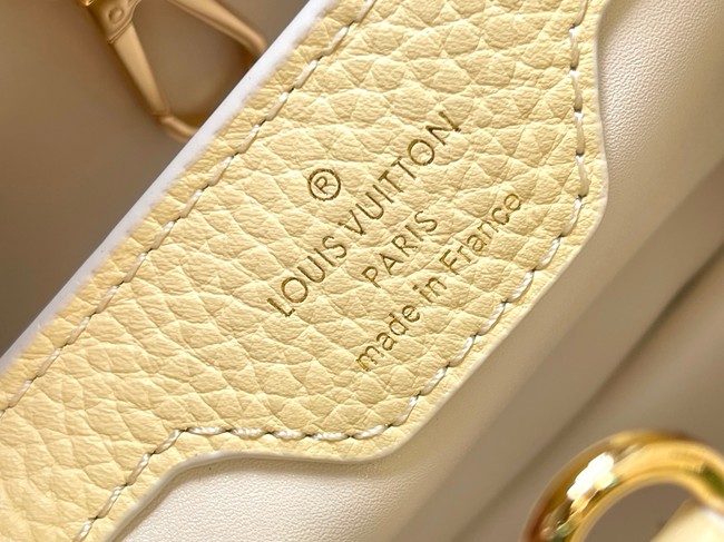 Louis Vuitton Capucines BB M24575 light yellow