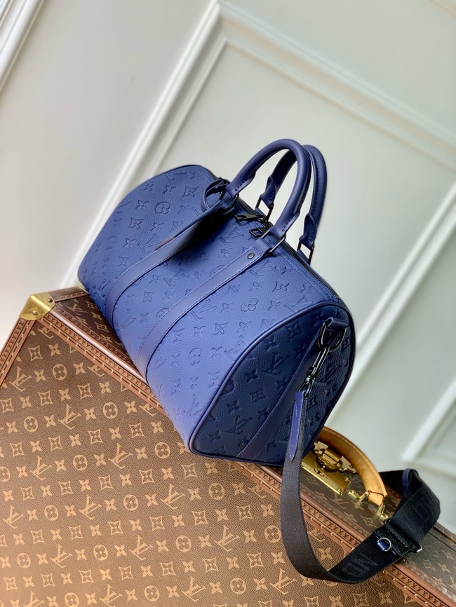 Louis Vuitton Keepall Bandouliere 50 M11691 sapphire-blue