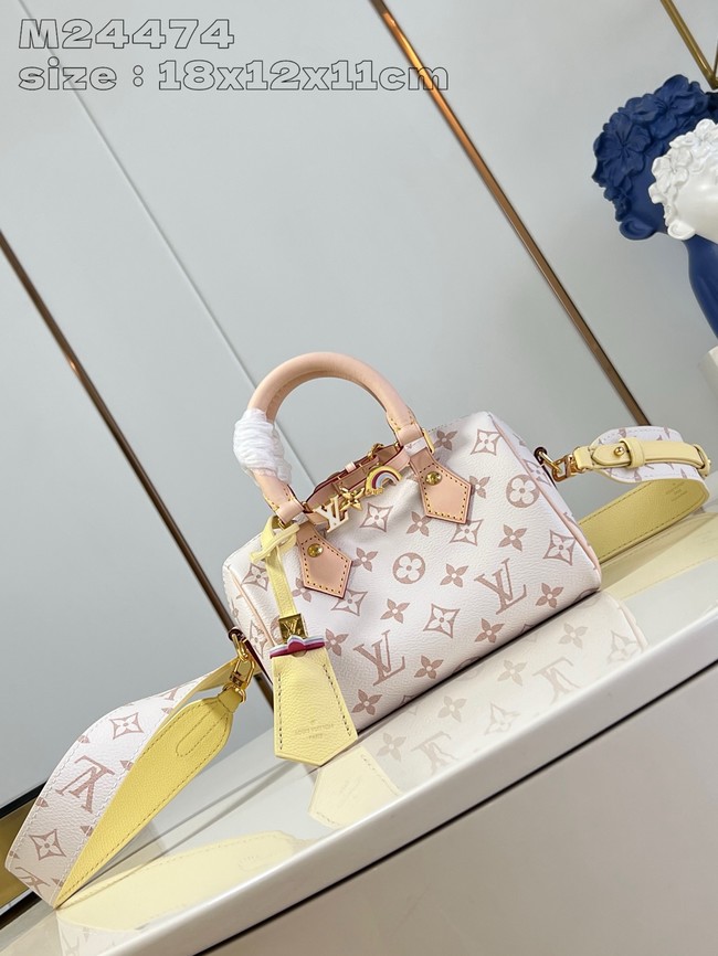 Louis Vuitton Speedy Bandouliere M24474 Mastic Cream