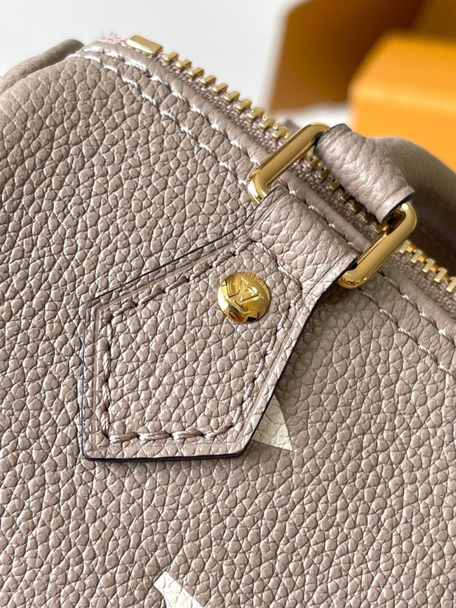 Louis Vuitton Nano Speedy M82890 Tourterelle Gray & Cream