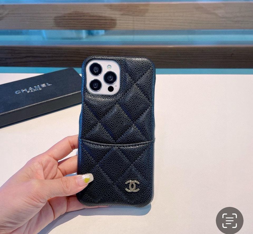 Chanel iPhone Case 869389 Black