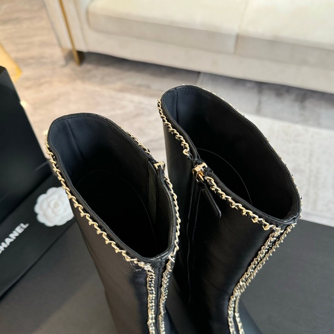 Chanel HIGH BOOTS Lambskin heel 5.5CM 55206-3