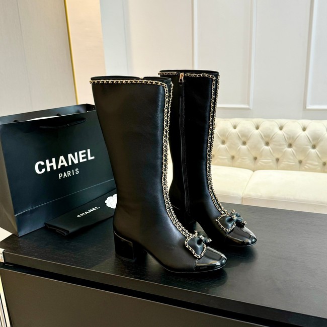 Chanel HIGH BOOTS Lambskin heel 5.5CM 55206-3