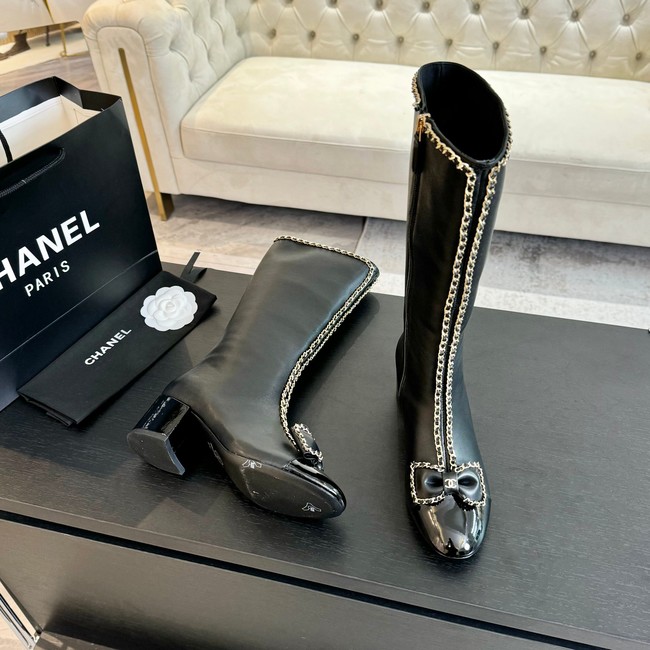 Chanel HIGH BOOTS Lambskin heel 5.5CM 55206-3