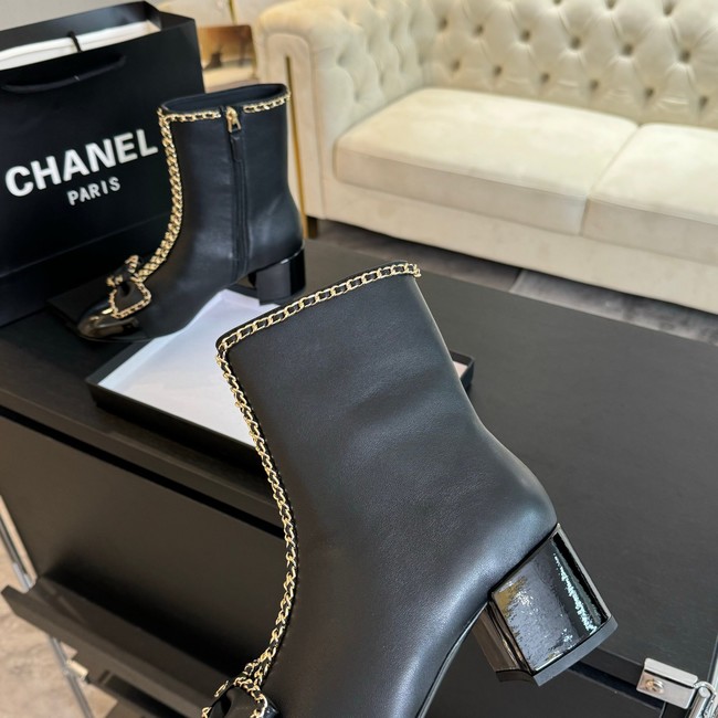 Chanel SHORT BOOTS Lambskin heel 5.5CM 55206-5