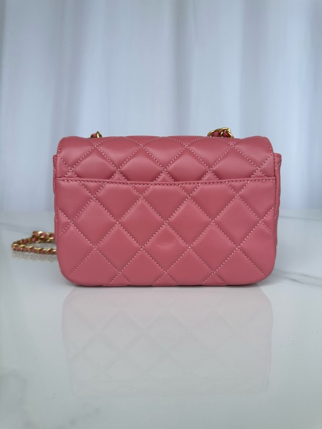 CHANEL MINI FLAP BAG AS5026 Pink