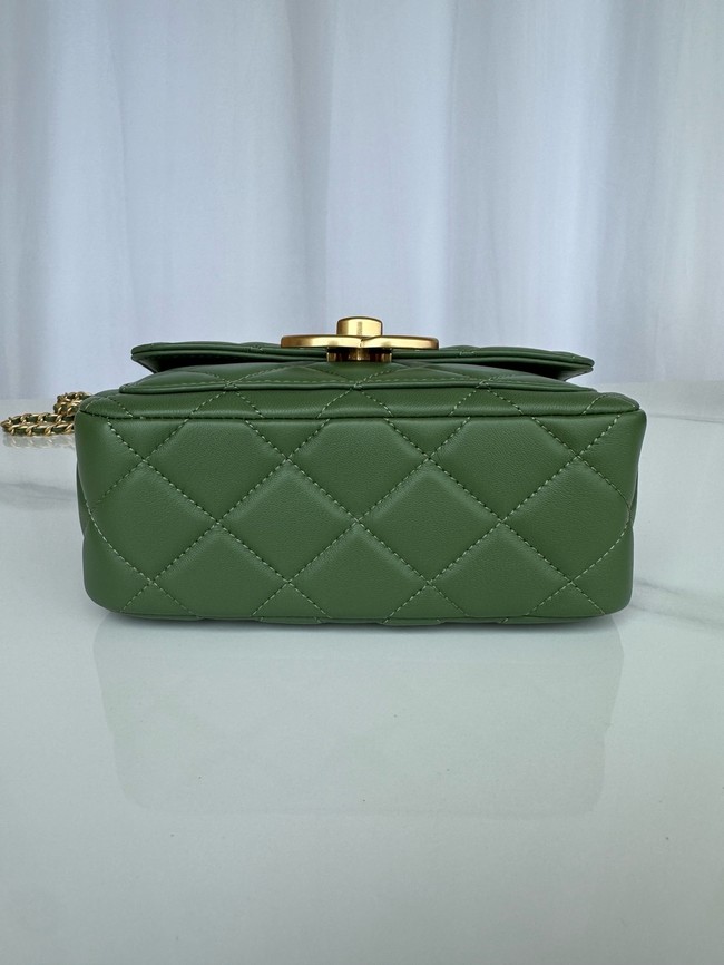 CHANEL MINI FLAP BAG AS5026 green