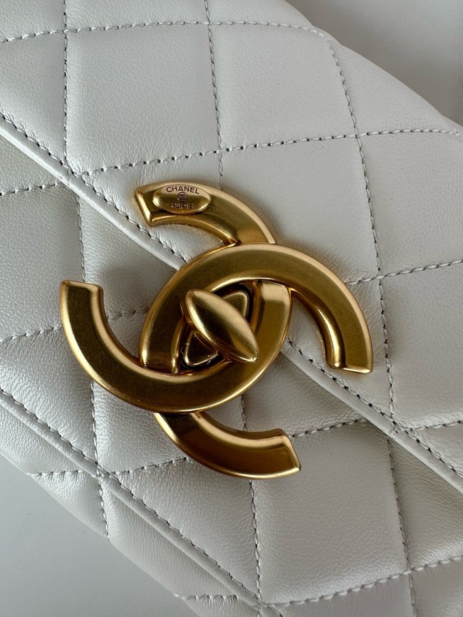 CHANEL MINI FLAP BAG AS5026 white