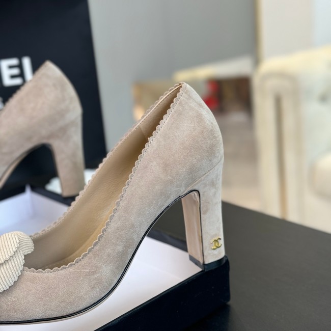 Chanel Shoes Heel height 8 cm Lambskin 55218-4