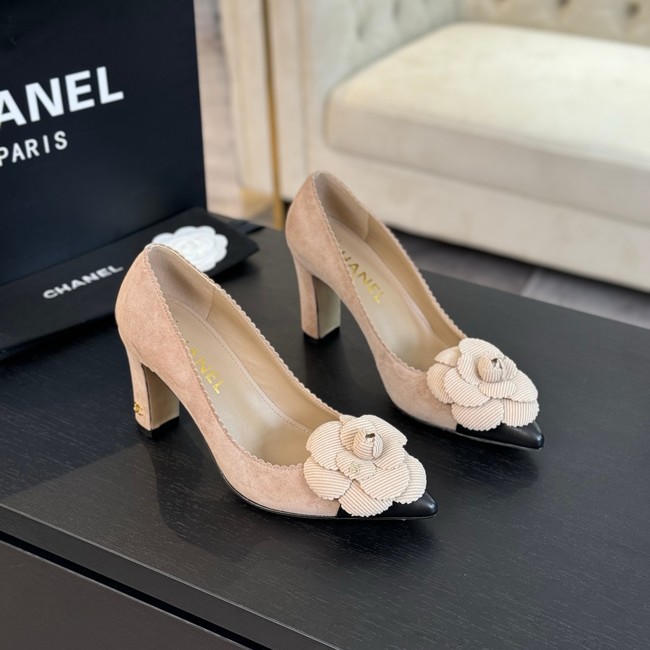 Chanel Shoes Heel height 8 cm Lambskin 55218-4