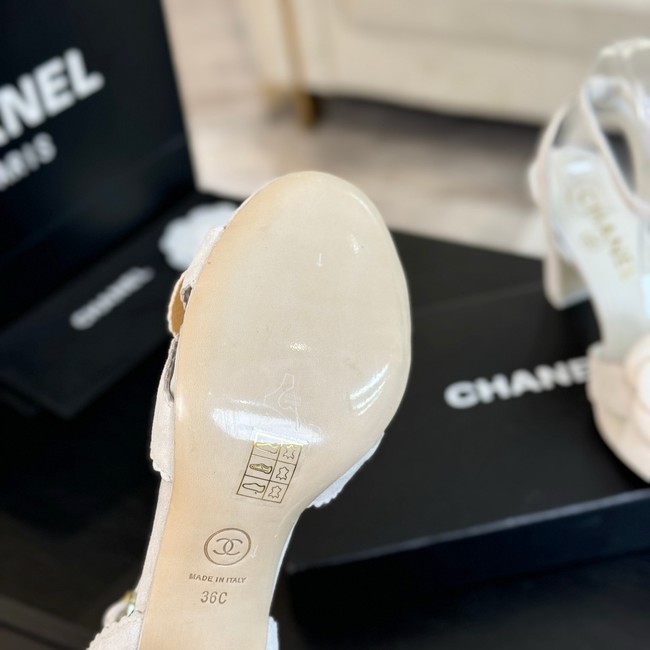 Chanel Shoes Heel height 8 cm Lambskin 55220-3