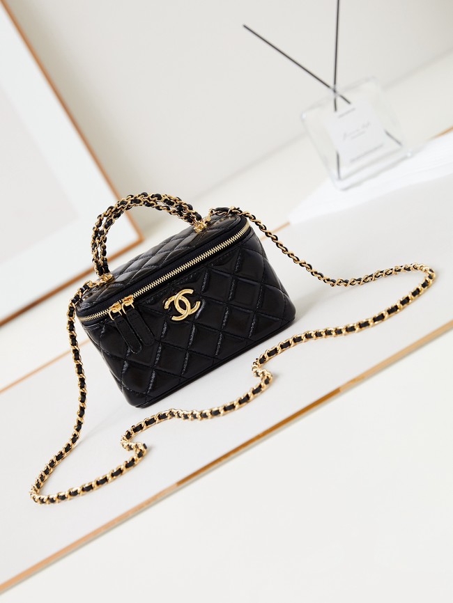 CHANEL 24A CLUTCH WITH CHAIN AP4168 black