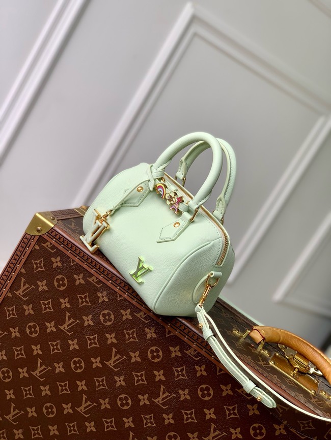 Louis Vuitton Speedy Bandouliere M24598 light green