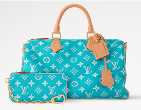 Louis Vuitton Speedy P9 Bandouliere 40 M11564 Turquoise