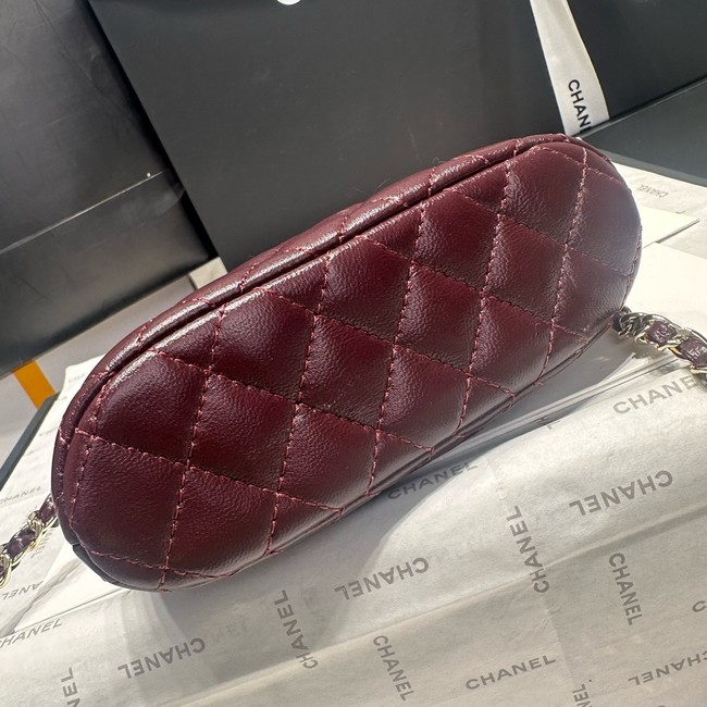 CHANEL MINI SHOPPING BAG AS5131 Burgundy