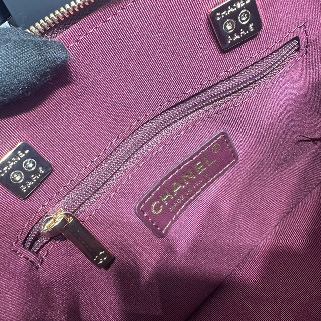 CHANEL SMALL SHOPPING BAG AS5130 Burgundy