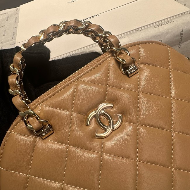 CHANEL SMALL SHOPPING BAG AS5130 Dark Beige