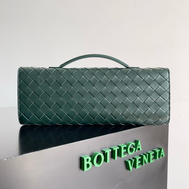 Bottega Veneta Long Clutch Andiamo With Handle 741511 Emerald green