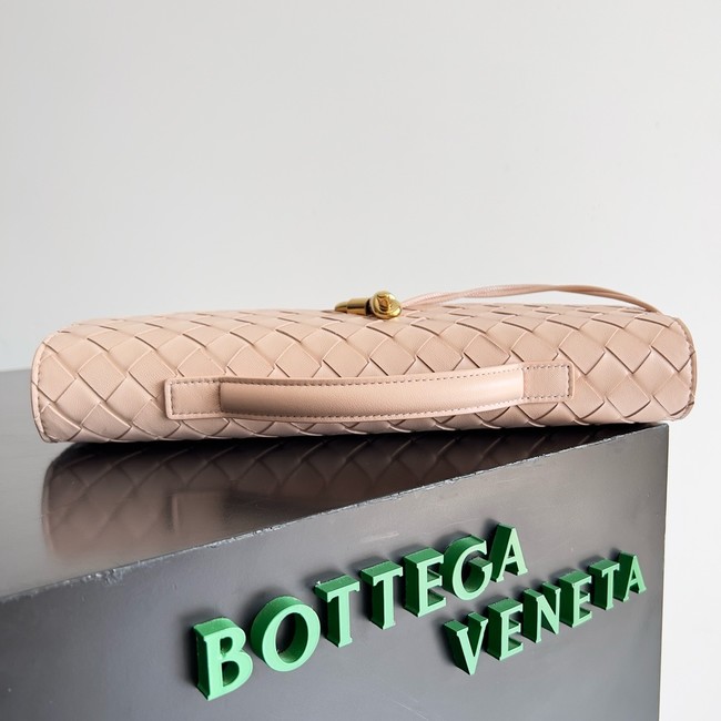 Bottega Veneta Long Clutch Andiamo With Handle 741511 pink