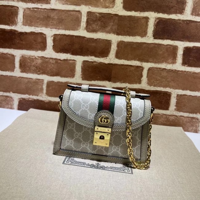 Gucci OPHIDIA MINI SHOULDER BAG 696180 Beige