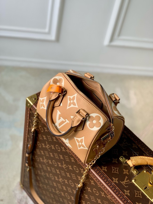 Louis Vuitton Speedy Bandouliere 20 M12713 Arizona & Cream