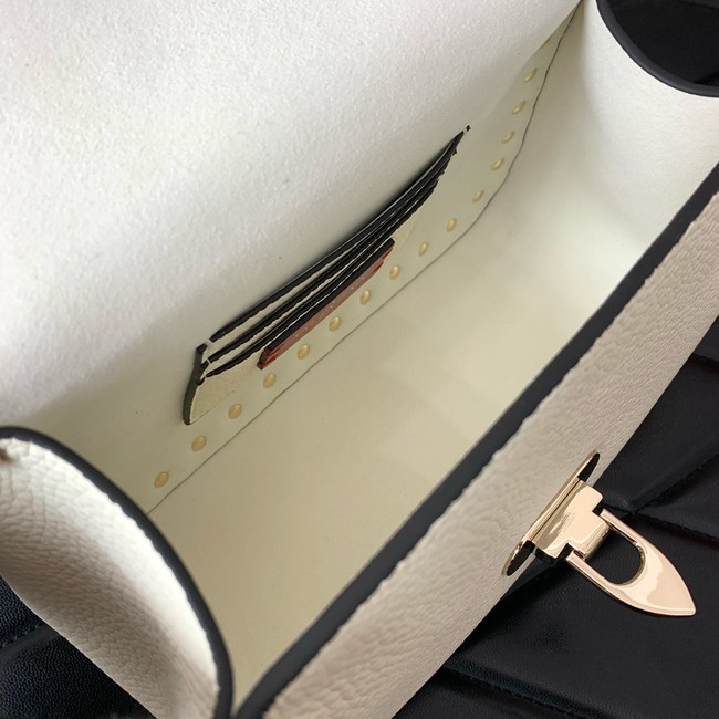 VALENTINO GARAVANI Loco Calf leather bag 0345 white