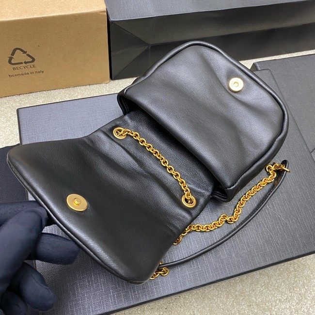 Saint Laurent IN BOX LEATHER 801362 black