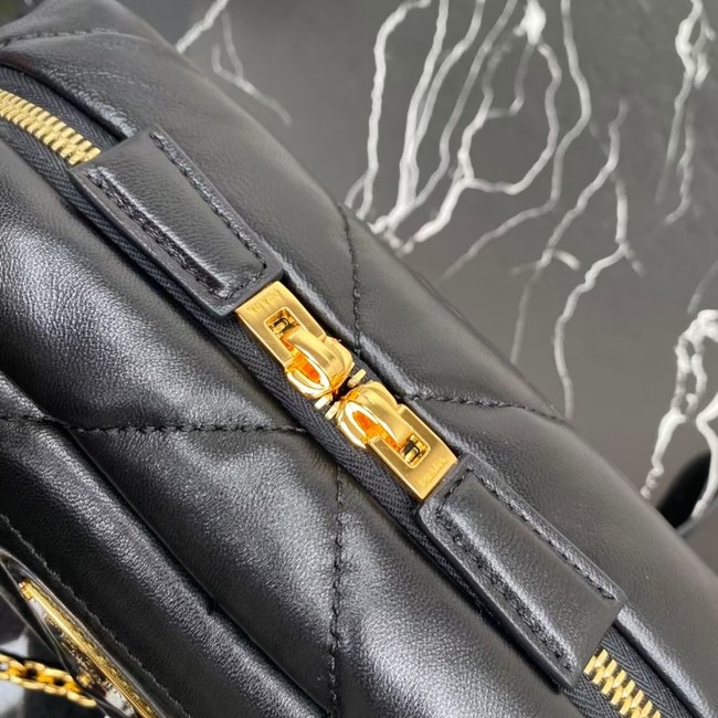 Prada Leather shoulder bag 1BH197 black