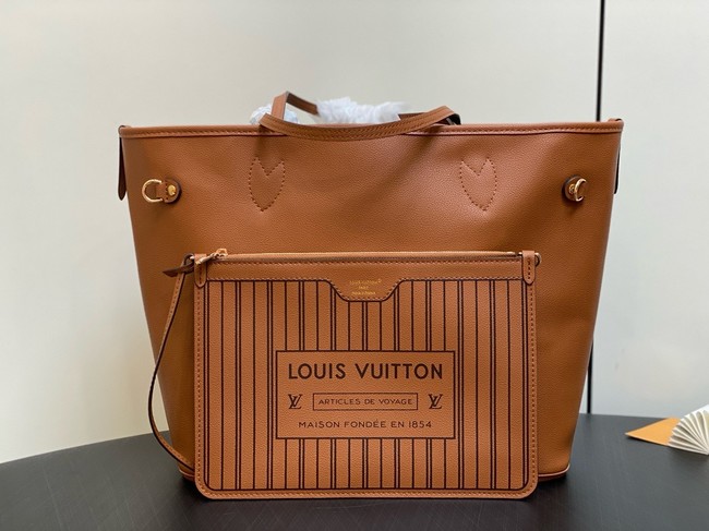 Louis Vuitton Reversible Online Pre-launch Neverfull Inside Out MM M11946 Brown