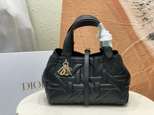 Small Dior Toujours Bag Graphic Cannage M2822O black