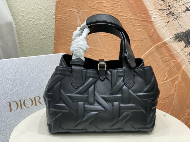 Small Dior Toujours Bag Graphic Cannage M2822O black