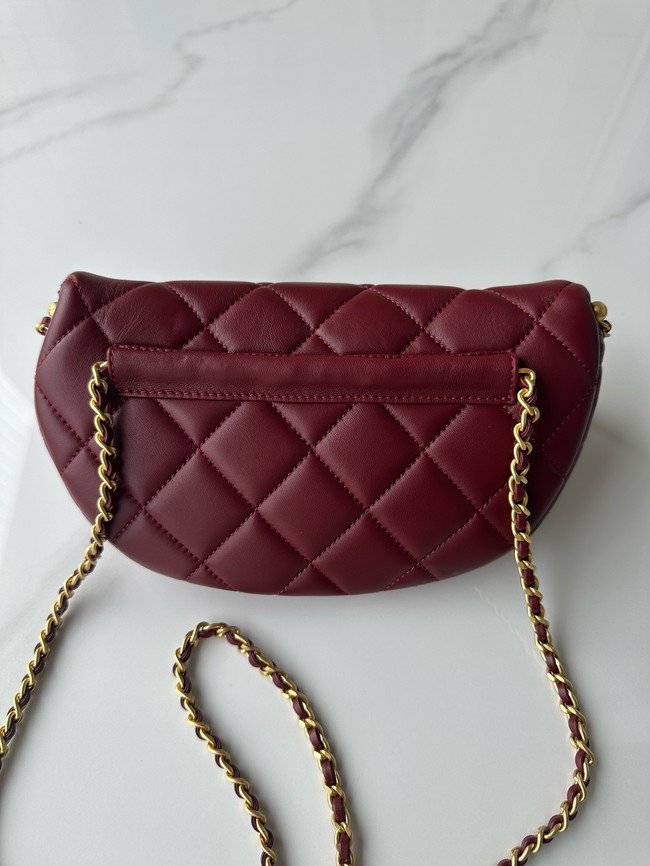 Chanel WAIST BAG AS4991 Burgundy