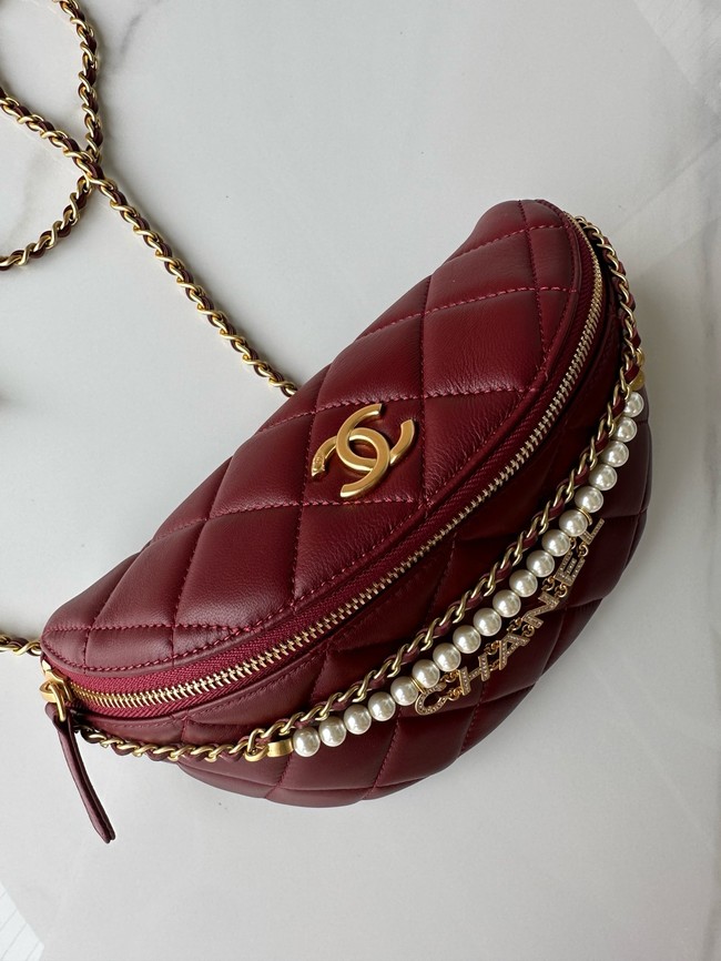 Chanel WAIST BAG AS4991 Burgundy