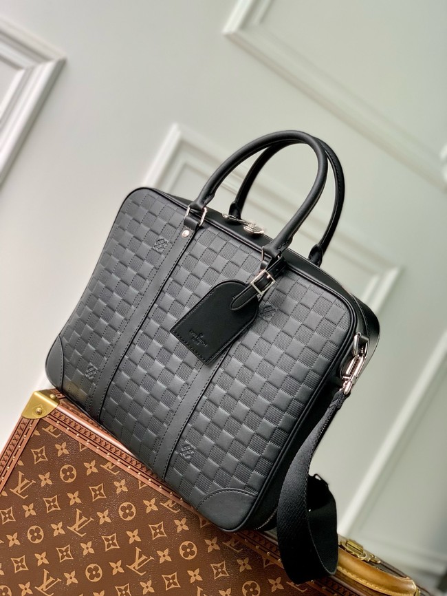 Louis Vuitton Slim Briefcase NV N45288  black