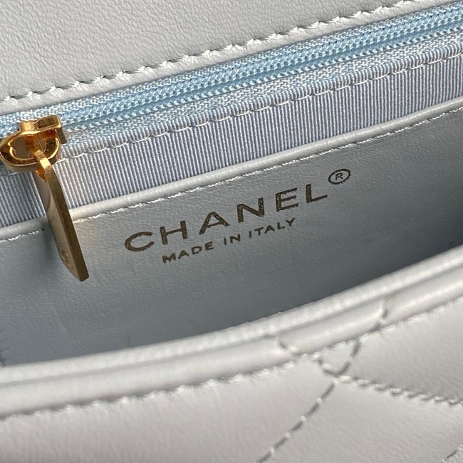 Chanel SMALL FLAP BAG AS5173 light blue