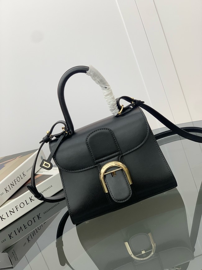 Delvaux Calfskin Leather Tote Bag 17856 black