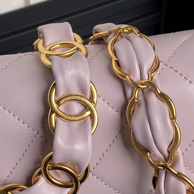 Chanel FLAP BAG AS5174 Light purple