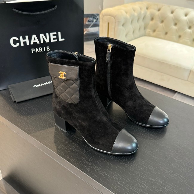 Chanel WOMENS SHORT BOOTS 55275-4