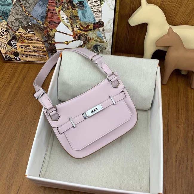 Hermes Original Leather 23CM Mini Jypsiere H0880 light pink