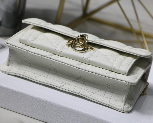 My Dior Mini Bag Cannage Lambskin S3105N white