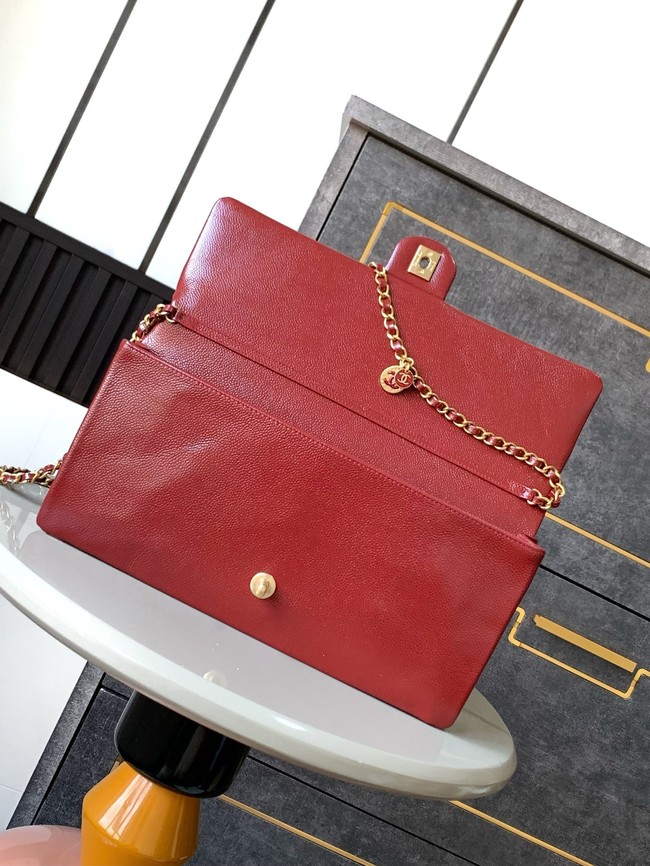 Chanel FLAP BAG AS5182 Burgundy