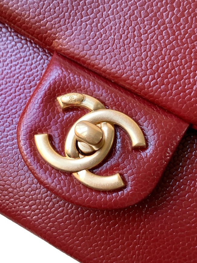 Chanel FLAP BAG AS5182 Burgundy