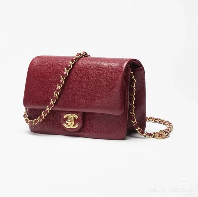 Chanel FLAP BAG AS5186 Burgundy