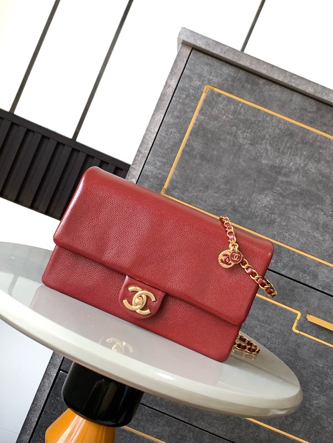 Chanel FLAP BAG AS5186 Burgundy