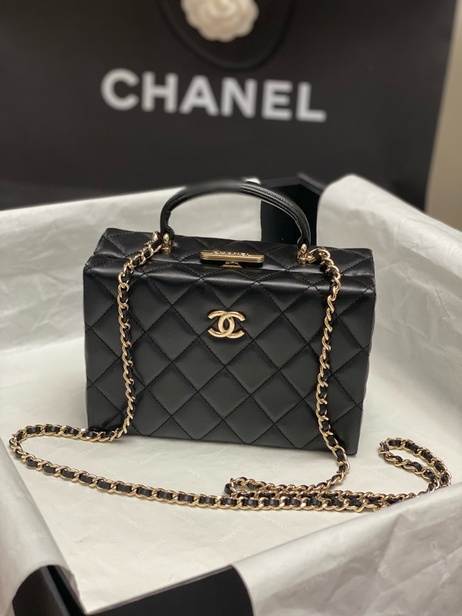 CHANEL SMALL BOX BAG AS5167 black